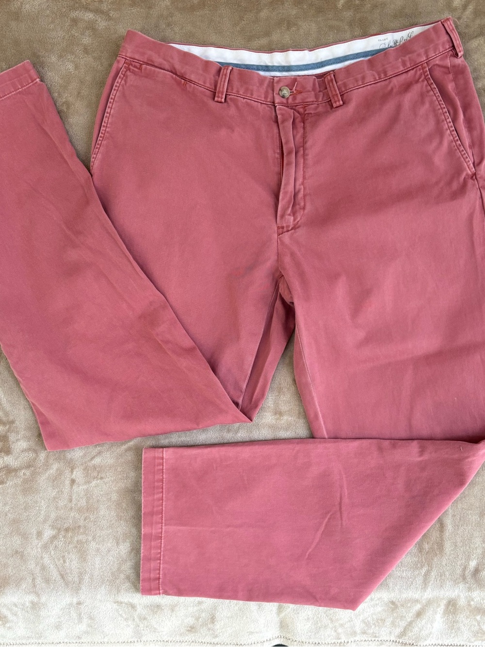 Men's Polo Ralph Lauren Classic Fit Pants Dusty Rose, pink, 36x32, 100% cotton
